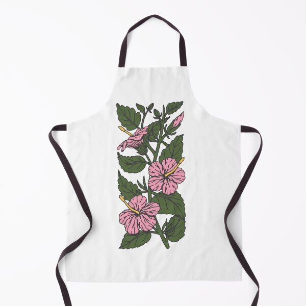 Item preview, Pink Hibiscus Floral Illustration – Vintage Botanical Art designed and sold by andry01.