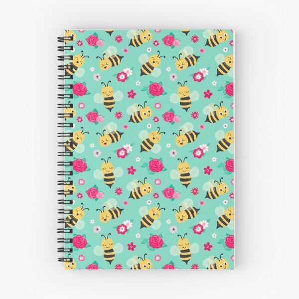 Item preview, All The Buzz Girly Floral Bees designed and sold by SamAnnDesigns.