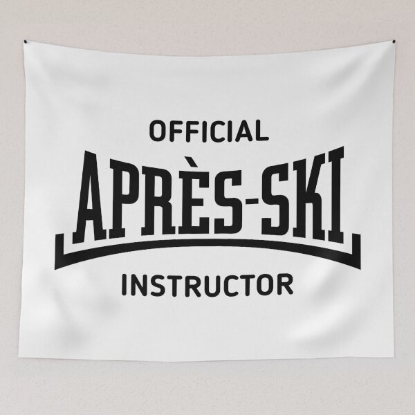 Item preview, Official Après-Ski Instructor (Apres Ski Party / Concave / Black) designed and sold by MrFaulbaum.