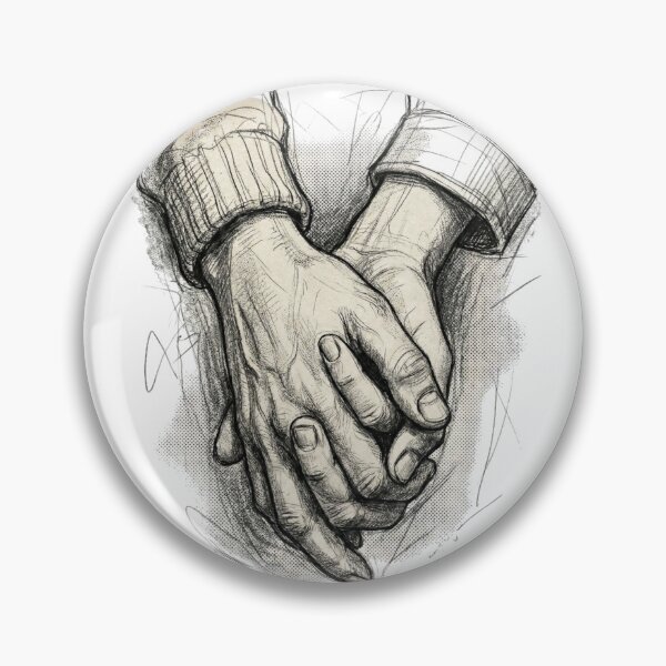Item preview, Eternal Bond - Vintage Hand Drawn Charcoal Sketch Art designed and sold by devilfronty.