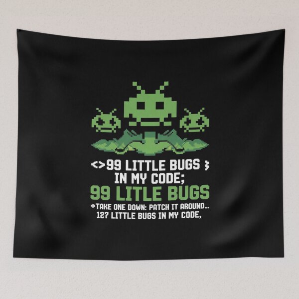 Item preview, 99 Small Bugs in Code Software Engineer Programmer designed and sold by PowAcademy.