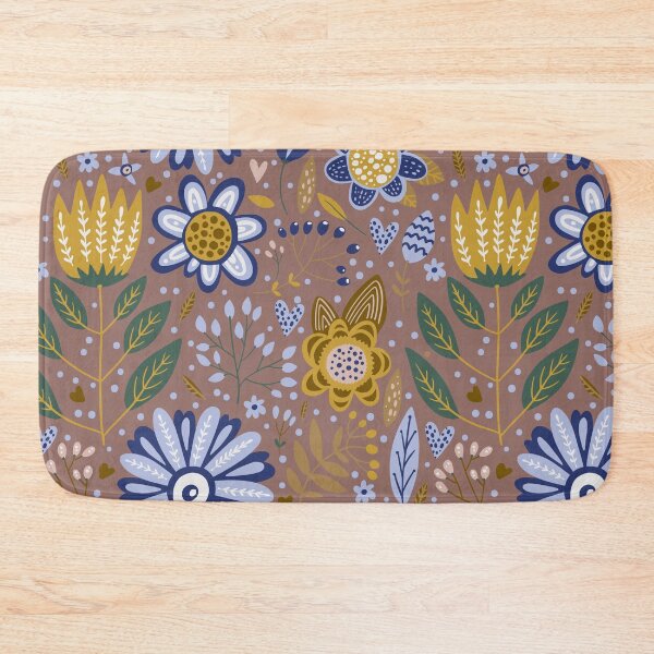 Item preview, Cottage Core Inspired Floral | Blue Green Brown Decor designed and sold by SpencerReedDes.