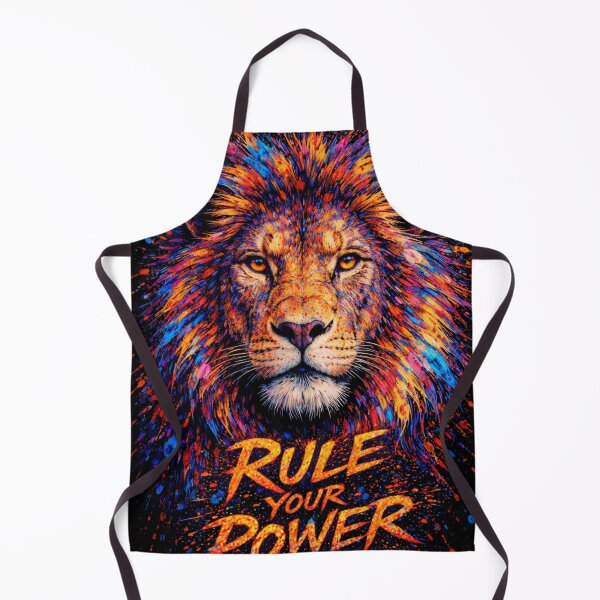 Item preview, Rule Your Power – Psychedelic Lion Art in Vibrant Colors designed and sold by kastabembe.