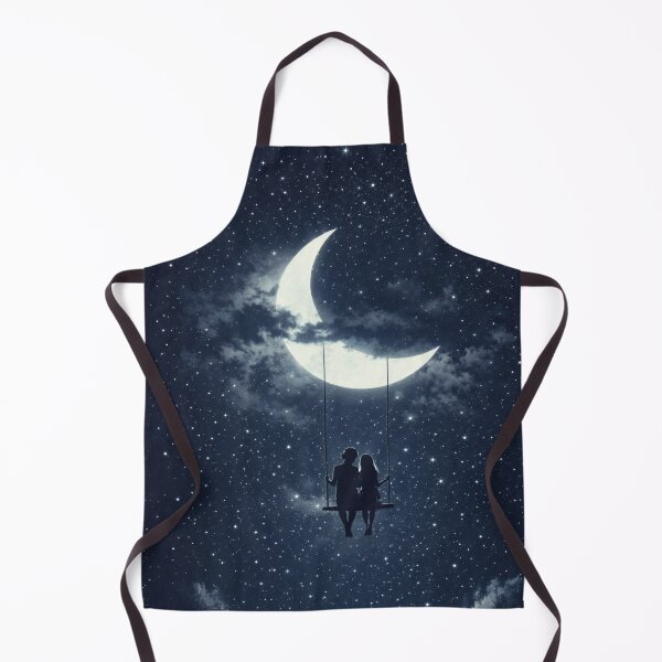 Item preview, Moonlight Lovers Under Starry Sky designed and sold by THE JIZU SHOP.