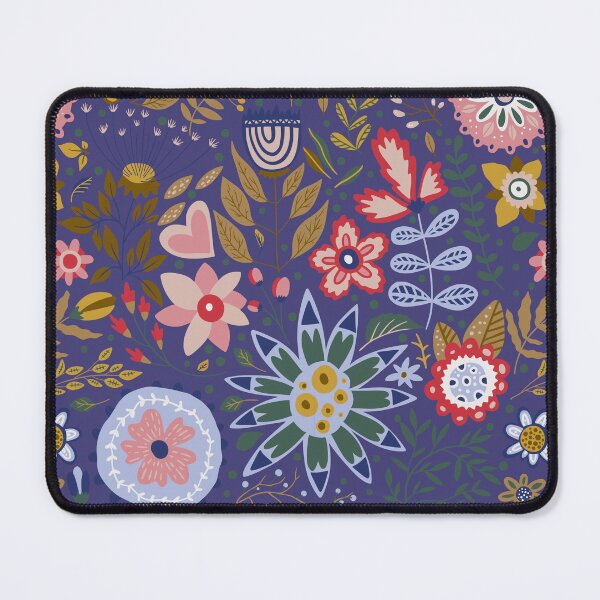 Item preview, Midnight Garden | Pink Purple Red Dark Floral Design designed and sold by SpencerReedDes.