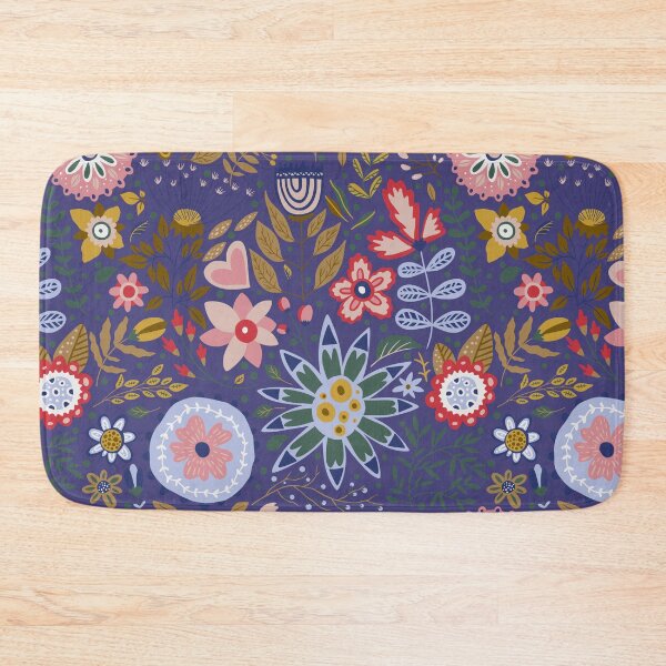 Item preview, Midnight Garden | Pink Purple Red Dark Floral Design designed and sold by SpencerReedDes.