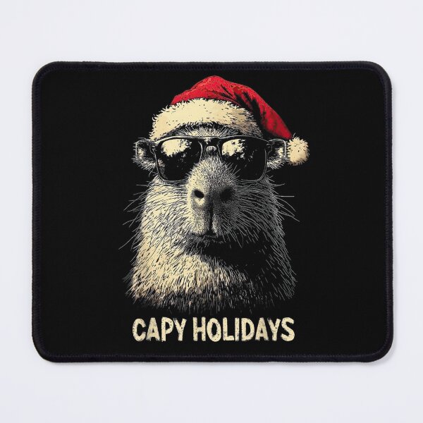 Item preview, Funny Christmas Capy Holidays Kids Teens Boys Xmas Capybara Art for Men Women Kids , Capybara Gift Lover designed and sold by DZIRI NAJAT.