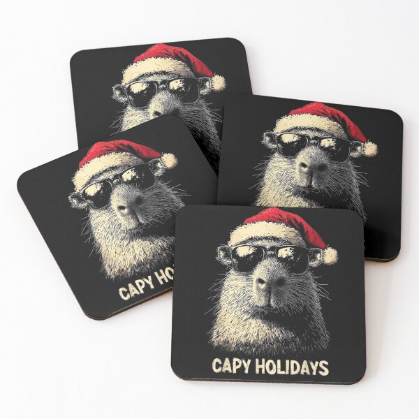 Item preview, Funny Christmas Capy Holidays Kids Teens Boys Xmas Capybara Art for Men Women Kids , Capybara Gift Lover  designed and sold by DZIRI NAJAT.