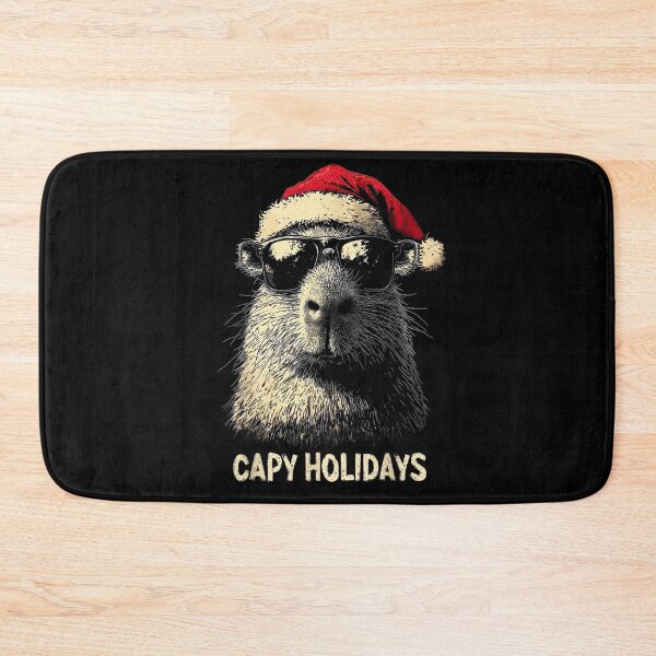 Item preview, Funny Christmas Capy Holidays Kids Teens Boys Xmas Capybara Art for Men Women Kids , Capybara Gift Lover  designed and sold by DZIRI NAJAT.