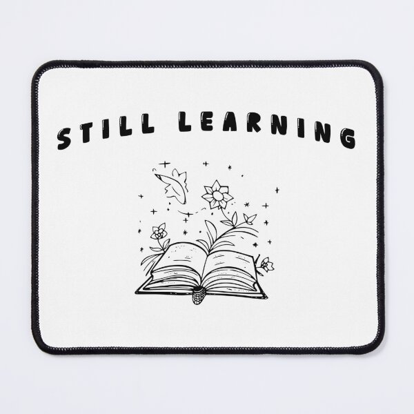 Item preview, Still Learning | Whimsical Floral Open Book designed and sold by InnerOutDesigns.