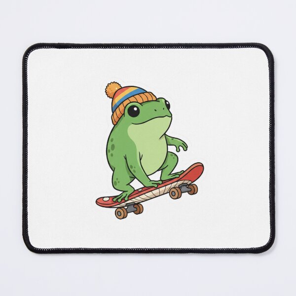 Item preview, Skater Frog Beanie - Cute Goblincore Aesthetic designed and sold by Maclaw200d.