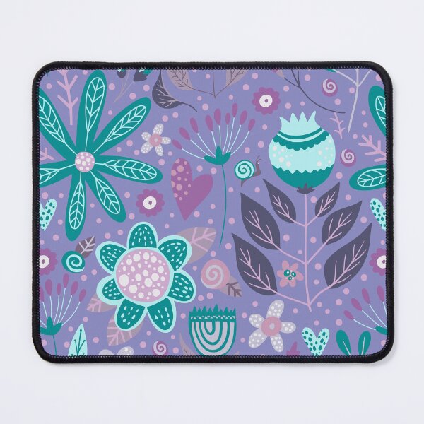 Item preview, Sugar Plum Dreams | Teal Pink and Purple Whimsical Floral Design designed and sold by SpencerReedDes.