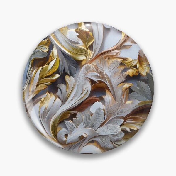 Item preview, Ornate Baroque Acanthus Floral Seamless Pattern designed and sold by SassyArtistry.