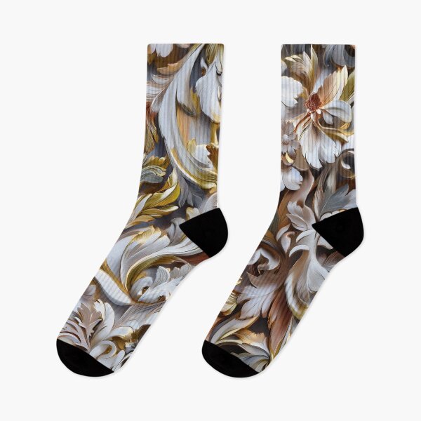 Item preview, Ornate Baroque Acanthus Floral Seamless Pattern designed and sold by SassyArtistry.
