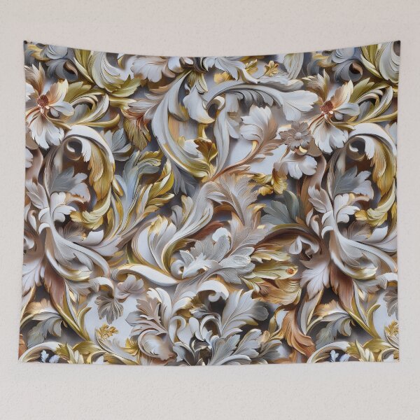 Item preview, Ornate Baroque Acanthus Floral Seamless Pattern designed and sold by SassyArtistry.