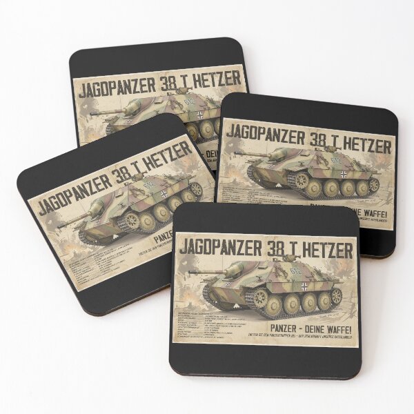 Item preview, Hetzer Jagdpanzer 38 WWII German Tank Destroyer Vintage Museum Art Illustration designed and sold by Jeeklsdotcom.