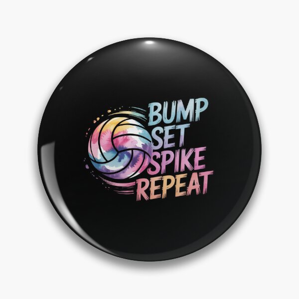 Item preview, Volleyballer Bump Set Spike Repeat Volleyball designed and sold by angolinnArt.