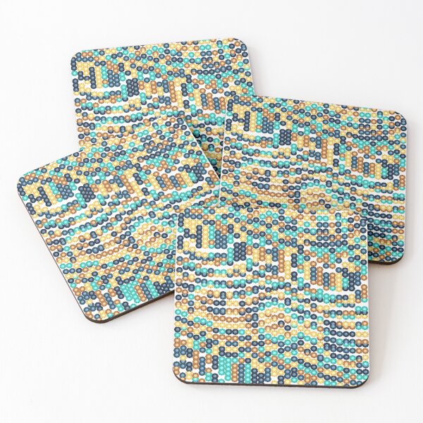 Item preview, Colorful Retro Art Nouveau Pattern  designed and sold by Codingart9.