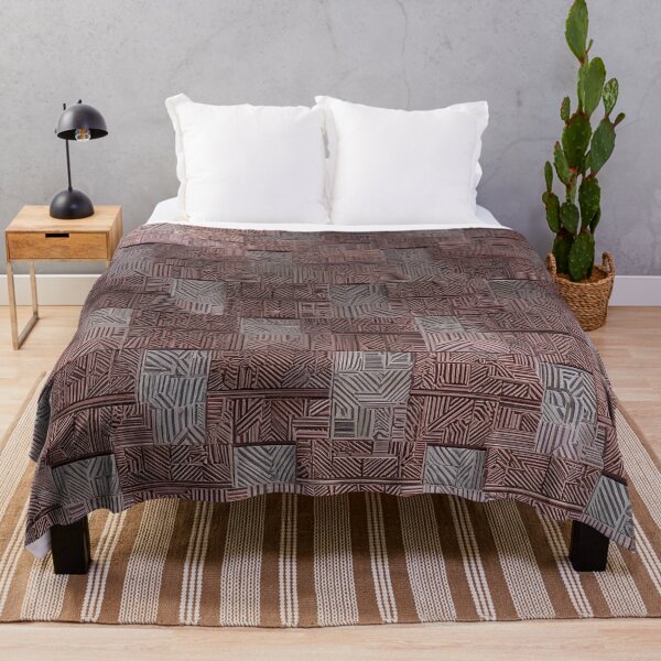 Item preview, Abstract Rose Copper Geometric Tile Pattern designed and sold by SassyArtistry.