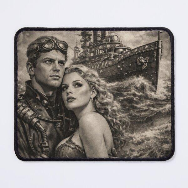 Item preview, Steamship of Passion - 1925 Fictional Romance Movie Poster designed and sold by MarTomDub.