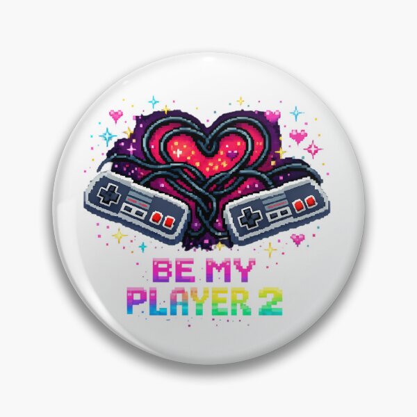 Item preview, Looking For Player 2 Funny Gamer Valentines Day Sticker Shirt Geek Gift designed and sold by GiftsForge.