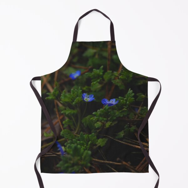 Item preview, Deep Forest Floor - Blue Wildflowers in Pine Needles designed and sold by vikko-art.