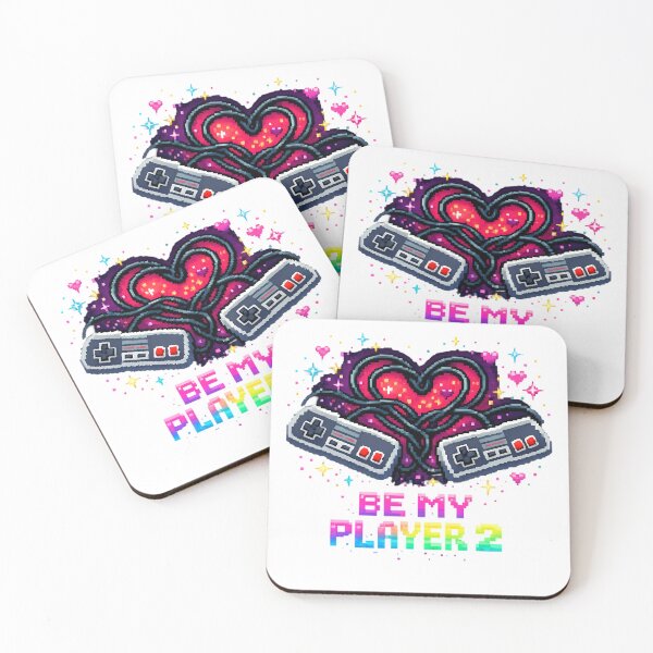 Item preview, Looking For Player 2 Funny Gamer Valentines Day Sticker Shirt Geek Gift designed and sold by GiftsForge.
