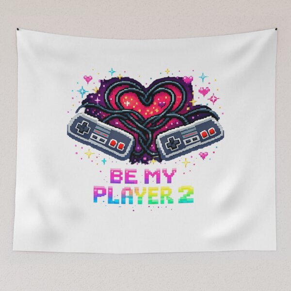 Item preview, Looking For Player 2 Funny Gamer Valentines Day Sticker Shirt Geek Gift designed and sold by GiftsForge.