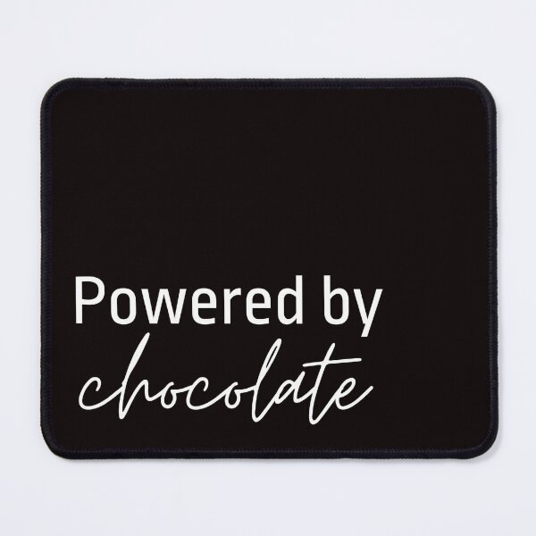 Item preview, Powered by chocolate designed and sold by youniversum-eu.