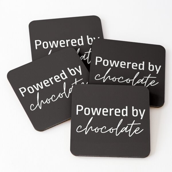 Item preview, Powered by chocolate designed and sold by youniversum-eu.