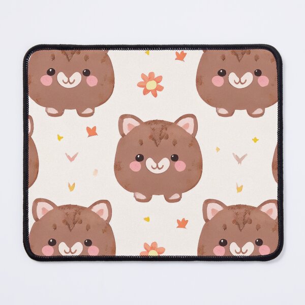 Item preview, Cute Brown Bear Seamless Pattern designed and sold by SassyArtistry.