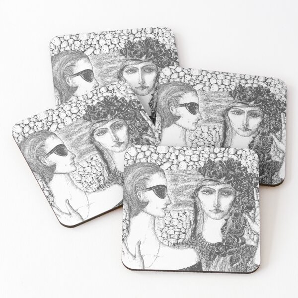 Item preview, Beginning: The secret of two female faces designed and sold by KunstGeist.