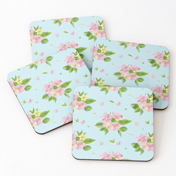 Item preview, Seamless Pink Blossom Floral Pattern designed and sold by SassyArtistry.