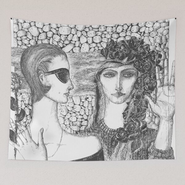 Item preview, Beginning: The secret of two female faces designed and sold by KunstGeist.