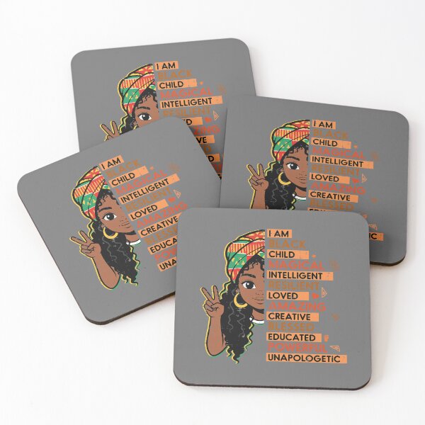 Item preview, I Am Black Child Magical African Girl History Month Kids designed and sold by KristineLi.
