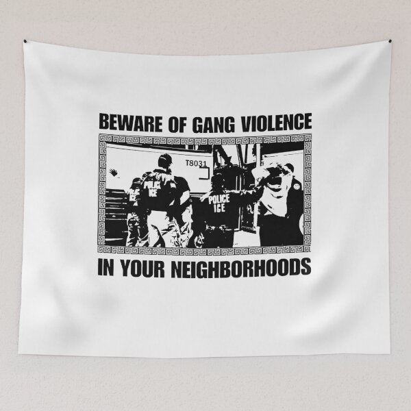 Item preview, Beware of Gang Violence in Your Neighborhoods ice Out For Good designed and sold by margamPagenberg.