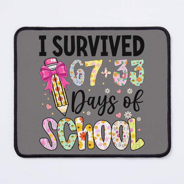 Item preview, I Survived 67+33 Day of School Teacher 100 Days of School designed and sold by KristineLi.