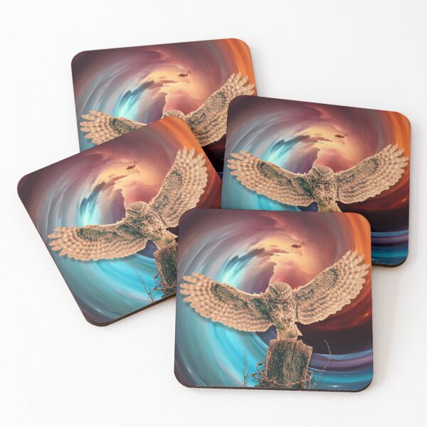Item preview, Mighty Owl Escapes The Whirling Vortex designed and sold by DigitalShoppeIL.