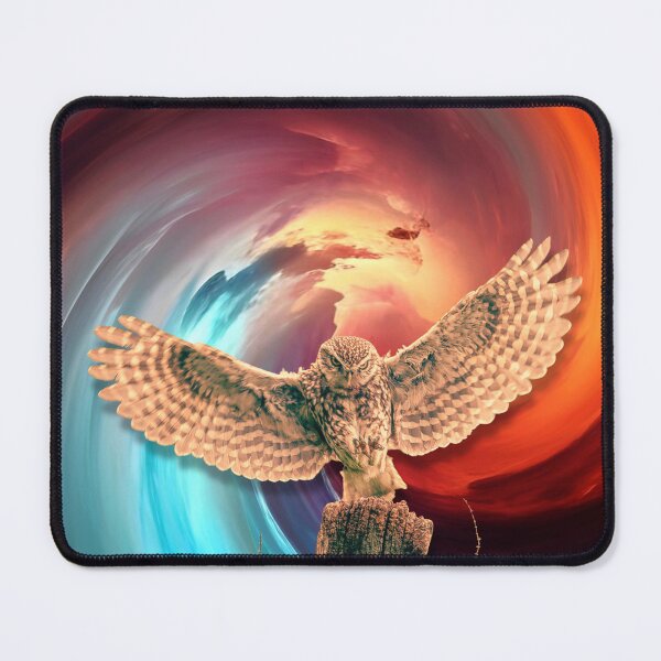 Item preview, Mighty Owl Escapes The Whirling Vortex designed and sold by DigitalShoppeIL.