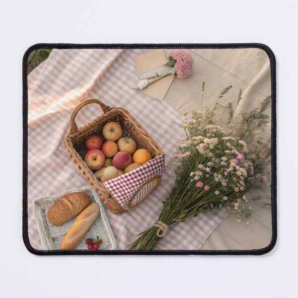 Item preview, Cottagecore Picnic Flatlay designed and sold by Bionson Art.