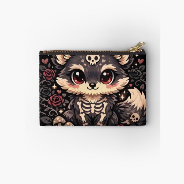 Item preview, Cute Gothic Fox – Kawaii Dark Fantasy Art designed and sold by CutePearlStudio.