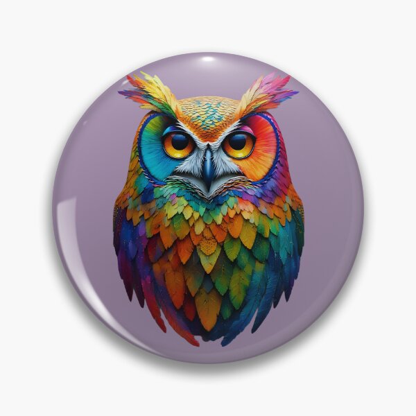 Item preview, Colorful Owl – Bright Wildlife designed and sold by Neer arts.