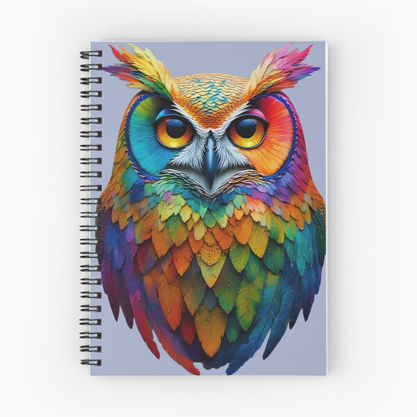 Item preview, Colorful Owl – Bright Wildlife designed and sold by Neer arts.