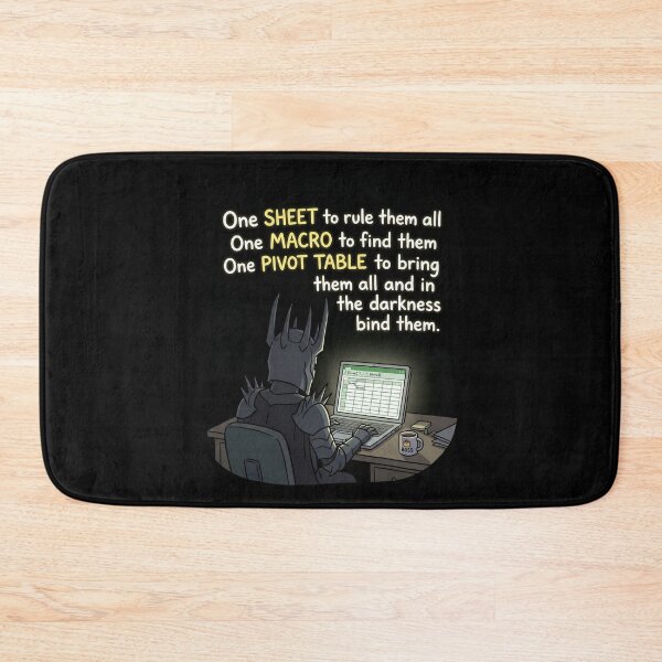 Item preview, One Sheet To Rule Them All Funny Spreadsheet Office Humor designed and sold by Fenay Designs.
