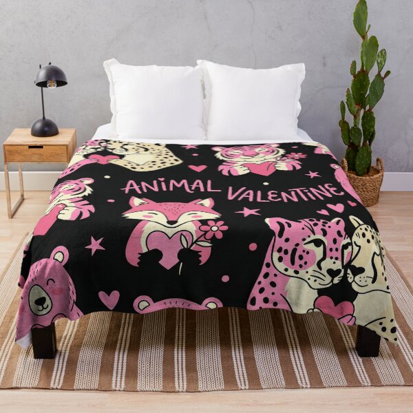 Item preview, Kawaii Pink Animal Valentine Jungle Love Pattern designed and sold by zzz888.