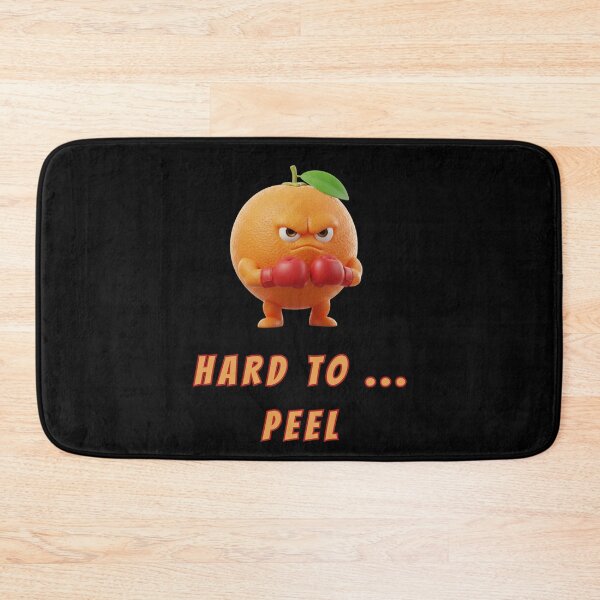 Item preview, Tough Boxer Orange – Hard to Peel Pun – Funny 3D Fruit Character with Boxing Gloves designed and sold by Anyshca.