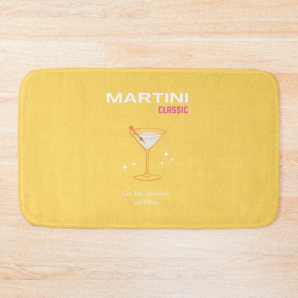 Item preview, Martini, Cocktail, Cocktail Art, Preppy, Retro Art, Preppy Room, Yellow designed and sold by Magic Love Art Print.