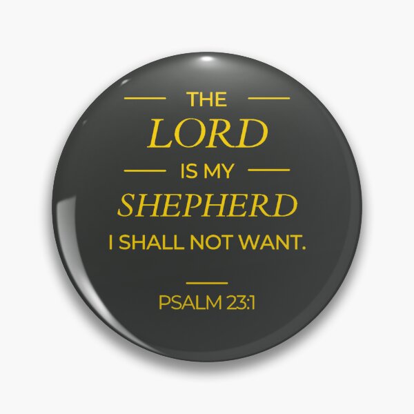 Item preview, Bible Verse Psalm 23:1 designed and sold by TonsPOD.