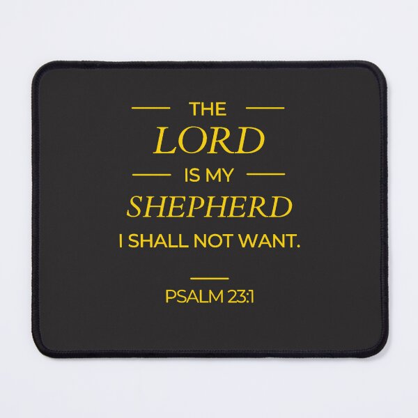 Item preview, Bible Verse Psalm 23:1 designed and sold by TonsPOD.