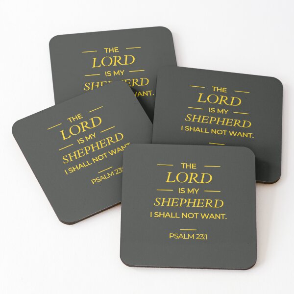 Item preview, Bible Verse Psalm 23:1 designed and sold by TonsPOD.